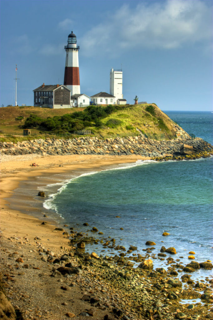 Montauk lighthouse in Suffolk County